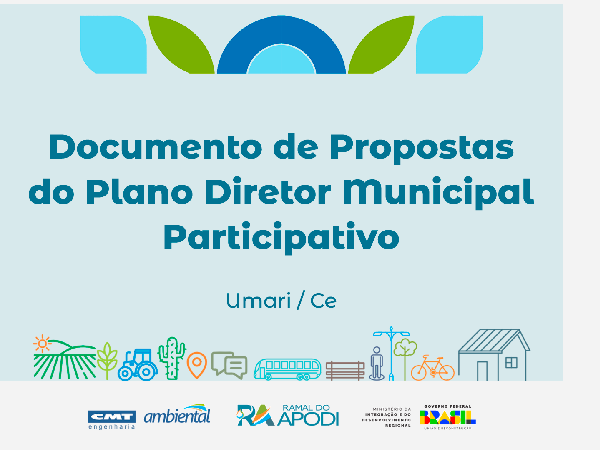 DOCUMENTO DE PROPOSTAS DO PLANO DIRETOR MUNICIPAL PARTICIPATIVO DE UMARI